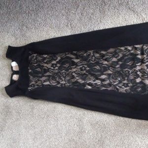 Black and tan women's dress size medium